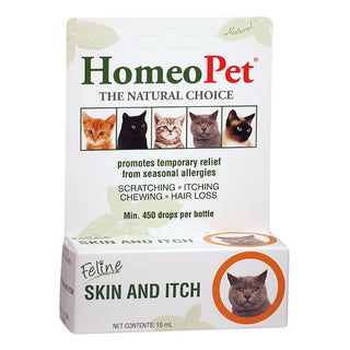 HomeoPet Feline Skin & Itch Care For Cats (15 ml)