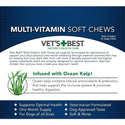 vet's best multivitamin is made with ocean kelp for dogs