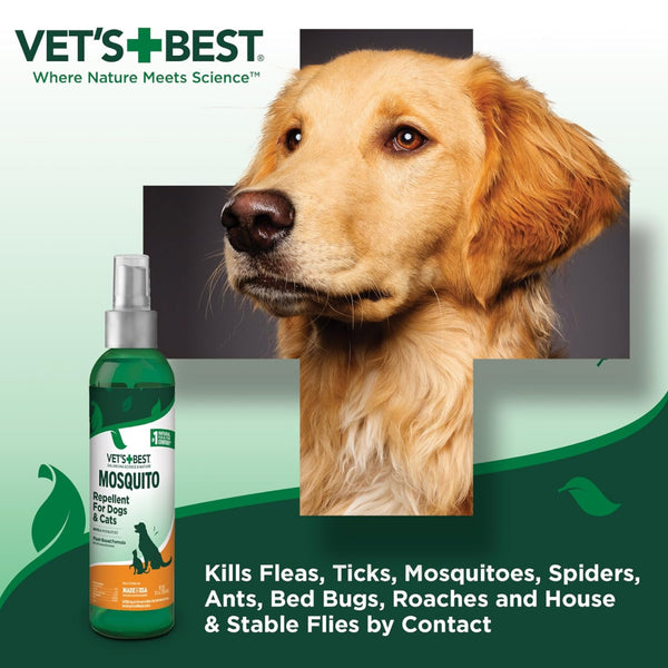 Vet's Best Mosquito Repellent Spray for Dogs & Cats (8 oz)