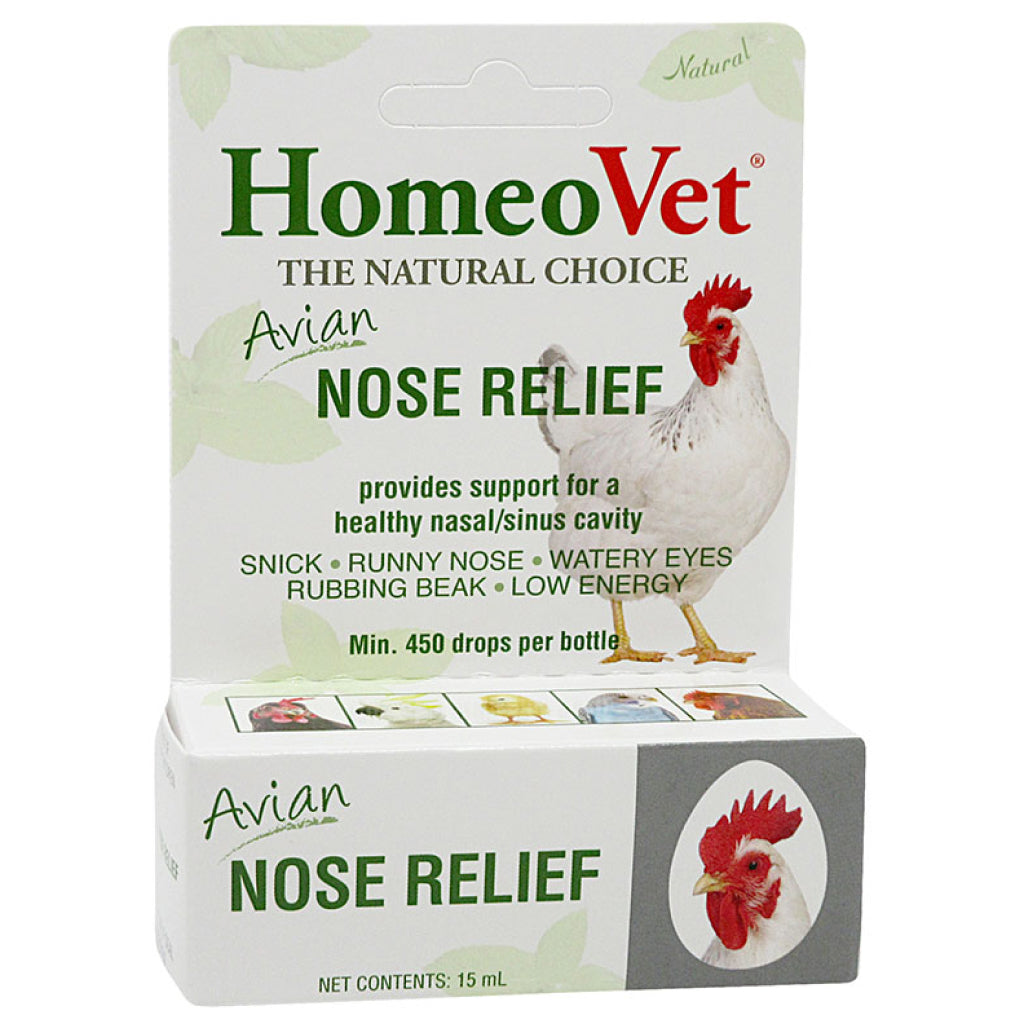 HomeoPet Avian Nose Relief For Poulty & Birds (15 ml)