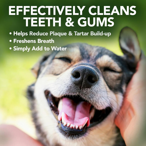 vet's best breath freshener effectively cleans teeth and gums