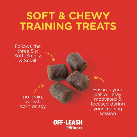 Earthly Off Leash Mini Trainers Tender Duck Recipe Dog Treats (5 oz)
