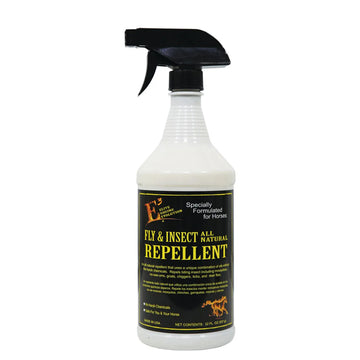E3 All Natural Fly & Insect Repellent for Horses (32 oz)