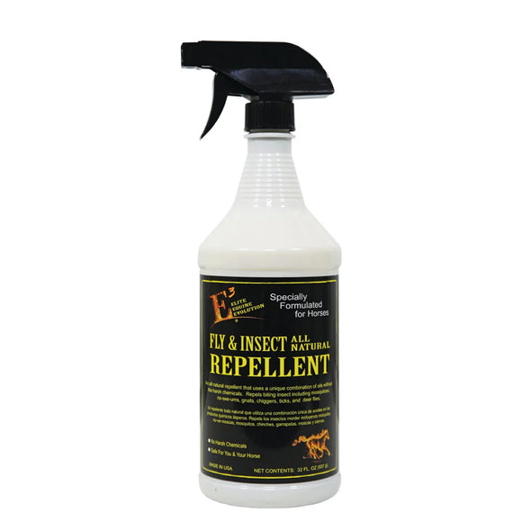 E3 All Natural Fly & Insect Repellent for Horses (32 oz)