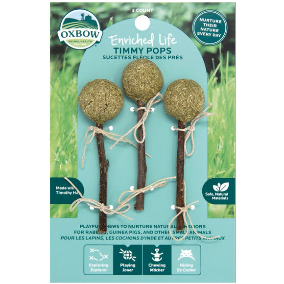 Oxbow Enriched Life Timmy Pops Small Animal Chew Toys