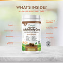 NaturVet Adult Daily Care Multi-Benefit 10-in-1 Support For Dogs -60 Soft Chews