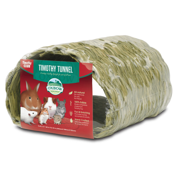 Oxbow Animal Health Timothy Club Timothy Hay Small Animal Tunnel