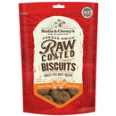 Stella & Chewy's Raw Coated Biscuits Grass-Fed Beef Recipe Crunchy Dog Treats (9 oz)