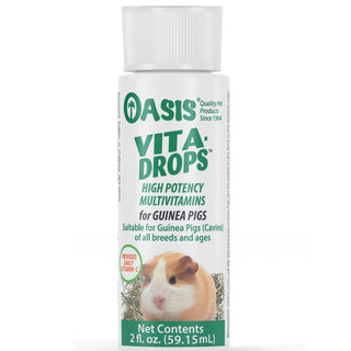 Oasis Vita-Drops High Potency Daily Vitamins for Guinea Pigs (2 oz)