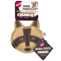 Spot Dura-Fused Chunkies Leather Racoon Chew Toy For Dogs