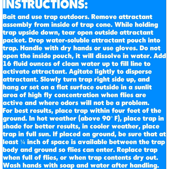 Starbar Trap 'N Toss Disposable Fly Trap