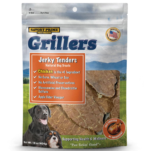 Savory Prime Girllers Chicken Jerky Tenders Treats For Dogs