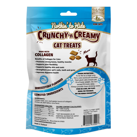 Fieldcrest Farms Nothin' to Hide Collagen Cat Treats -Tuna Flavor