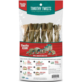 Oxbow Timothy CLUB Timothy Twists Small Animal Treats -6 Counts