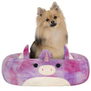 Squishmallows Plush Bolster Pet Bed- Lola the Unicorn