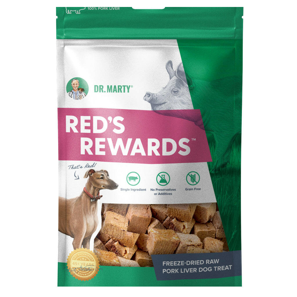 Dr. Marty, Red’s Rewards Freeze Dried Pork Liver Treats (4 oz)