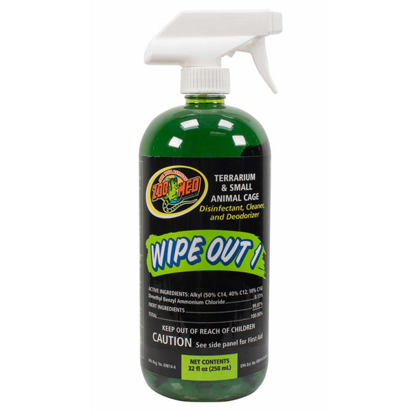 Zoo Med Wipe Out Terrarium Reptile Disinfectant Antibacterial Cleaner & Deodorizer