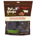 Pet 'n Shape American Patties Beef Lung Treats for Dogs (1 lb)