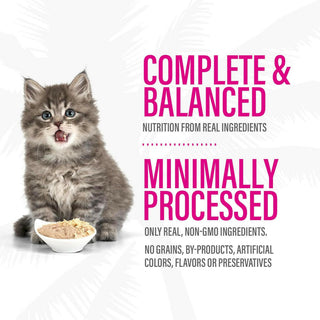 Tiki Cat Baby Pate Chicken and Chicken Liver Grain-Free Wet Food For Kitten (2.4 oz x 12 cans)