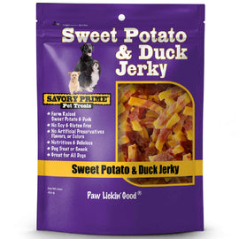Savory Prime Sweet Potato & Duck Jerky Treats For Dogs