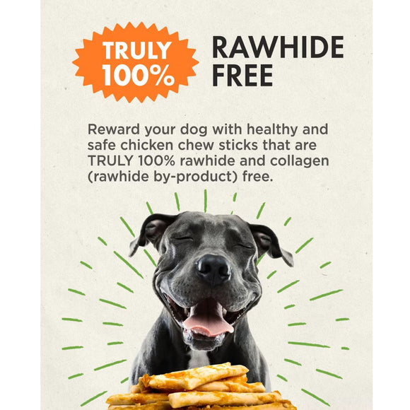 Canine Naturals Hide Free Chicken Recipe Sticks Dog Treats
