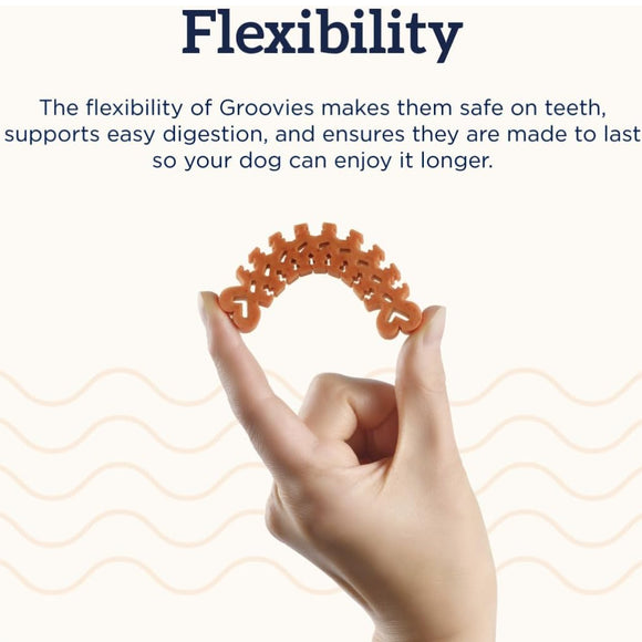 Groovies Senior Dental Chews for Small Dogs