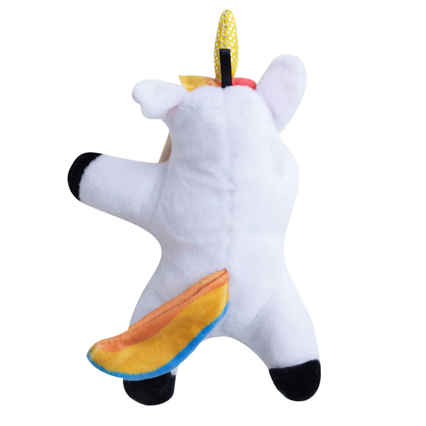 Snugarooz Baby Dab the Unicorn Trendy Plush Dog Toy (6.5")