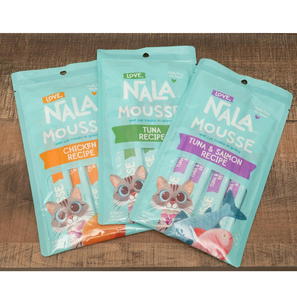 Love Nala Mousse Chicken Recipe Lickable Treats For Cats (0.5 oz tube x 4)