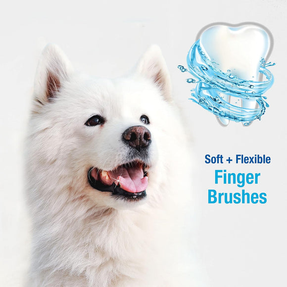 Nylabone Advanced Oral Care Finger Brush For Dogs (2 ct)