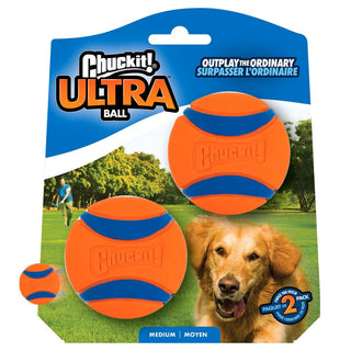 Chuckit! Ultra Ball Toy For Dogs -Medium (2 pack)