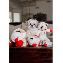 Multipet Lamb Chop Squeaker Mat Plush Dog Toy 9"