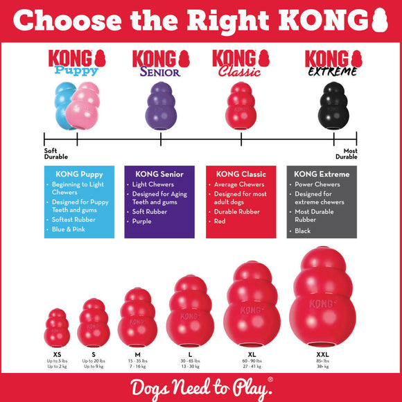 Kong Classic Toy For Dogs (Small Size)