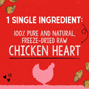 Stella & Chewy's Free-Dried Chicken Hearts Dog Treats