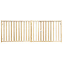 Four Paws Extra Wide Epandable Vertical Wood Slat Gate For Dogs (fits 51-93" opening)