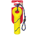 Kong Squeezz Tennis Buoy w/Rope Toy For Dog- Large