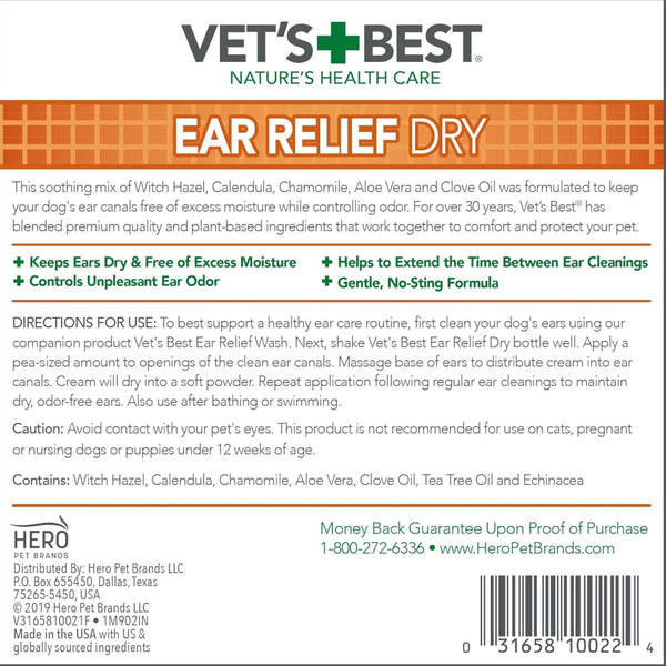 vet's best dry ear relief