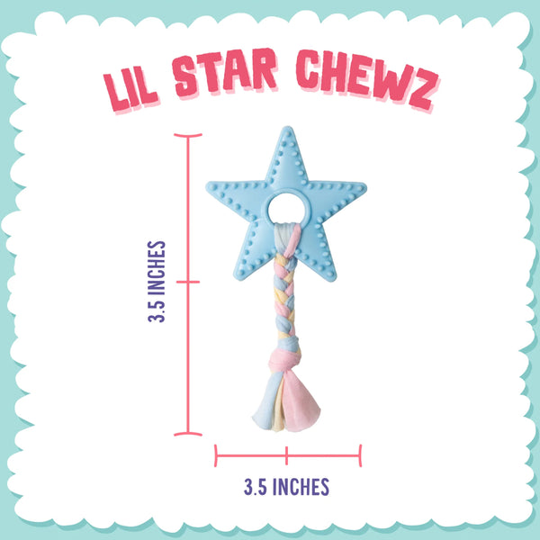 Snugarooz Lil Star Eco-Friendly Dog Chew Toy (7")