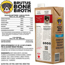Brutus Broth Beef Bone Broth Hip & Joint Formula with Glucosamine for Dogs (32 oz)