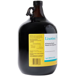 Side label of Lixotinic Liquid Vitamin & Mineral Supplement for  Horses, Cats and Dogs