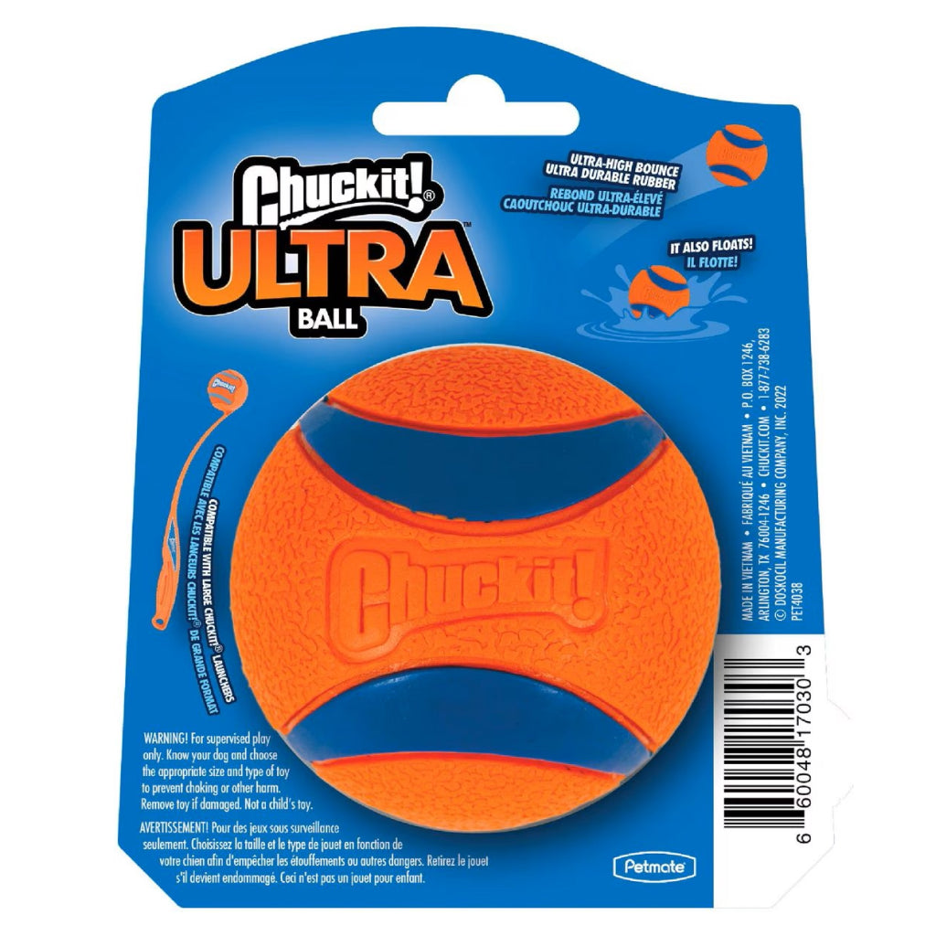 Chuckit! Ultra Ball Toy For Dogs- Large (1 pack)