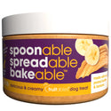 Fruitables Spoonable Spreadables Creamy Real Peanut Butter & Banana Treats For Dogs (7 oz)