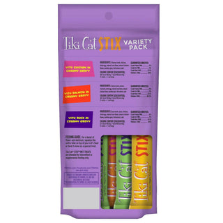 Tiki Cat Stix Mousse Grain Free Treats For Cats- Variety Pack (0.5 oz x 6 tubes)