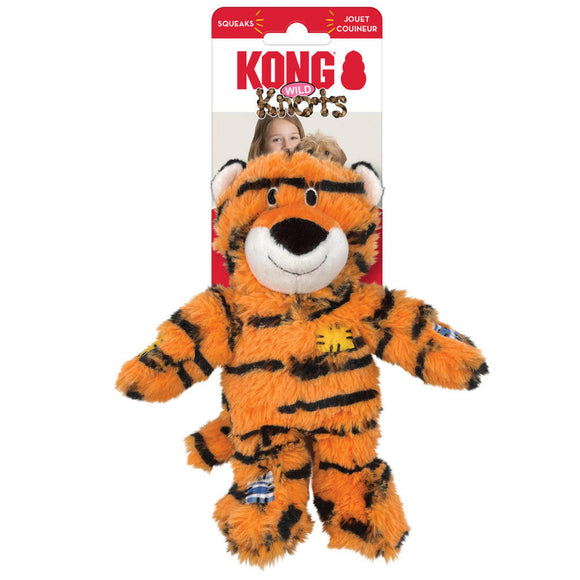 Kong Wild Knots Tiger Toy For Dogs- Medium/Large