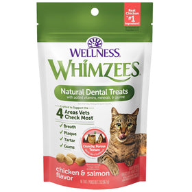Whimzees by Wellness Natural Chicken & Salmon Dental Cat Treats