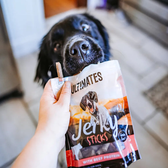 Ultimates Beef Protein Jerky Sticks Dog Treats (7 oz)
