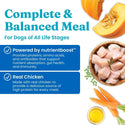 Dog food enhancer made with real chicken and powered by nutrientboost.