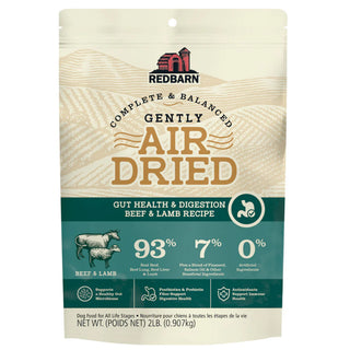 Redbarn Air Dried Gut Support Beef & Lamb Recipe Dry Food For Dogs (2 lb)