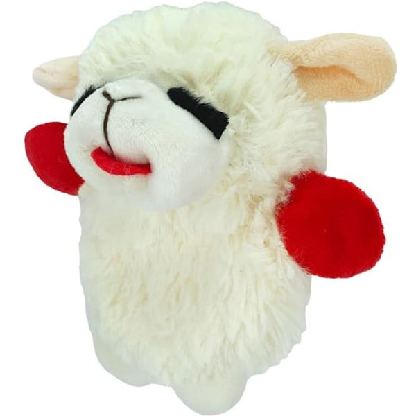 MultiPet Mini Lamb Chop Crinkle Dog Toy 6" (X-Small)