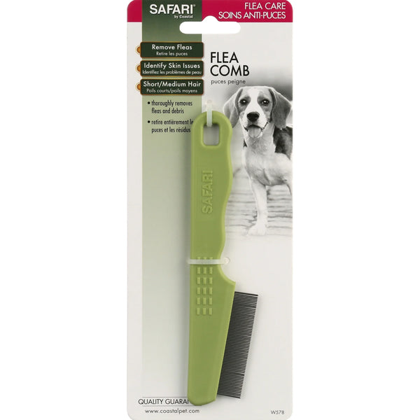 Coastal Pet Products Safari Short Hair Flea Comb For Dogs