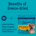 Stewart Supper Sprinkles Freeze-Dried Chicken Liver Food Topper for Dogs (2.5 oz)